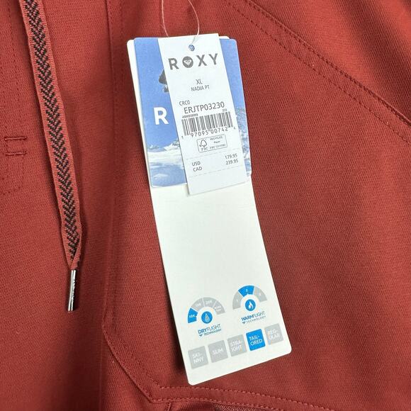 Roxy Nadia Technical Snow Pants Women’s XL Snowboarding Smoked Paprika - Picture 5 of 14